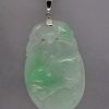 1PJ171RG-Rabbit Jadeite pendant