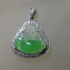 1PJD217RG- Jadeite pendant 弥勒佛 Milofo Buddha