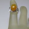 1RJD116RG- Russet color jadeite ring
