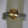 1RYT177Rg- Natural yellow topaz ring