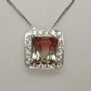 1PTD189RG- Natural multi-color tourmaline pendant