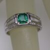 1RED55RG-Natural emerald ring