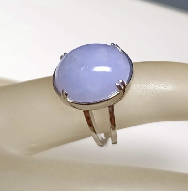 1RJ96RG - Lavender jadeite ring