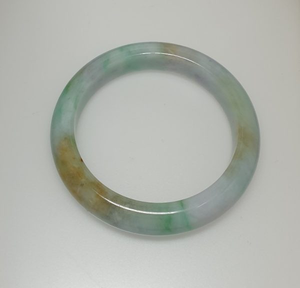 1BJ111RG- Colorful Jadeite Bangle