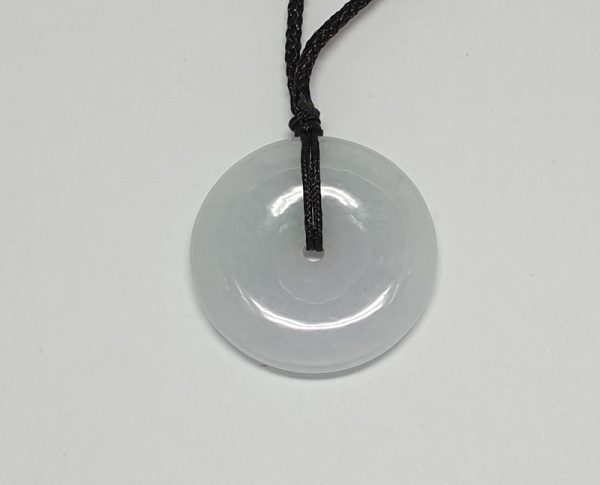 1PJ1045T- 平安扣 Huaigu Jadeite pendant