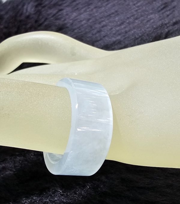 1RJ33RG- Icy Type A jadeite ring