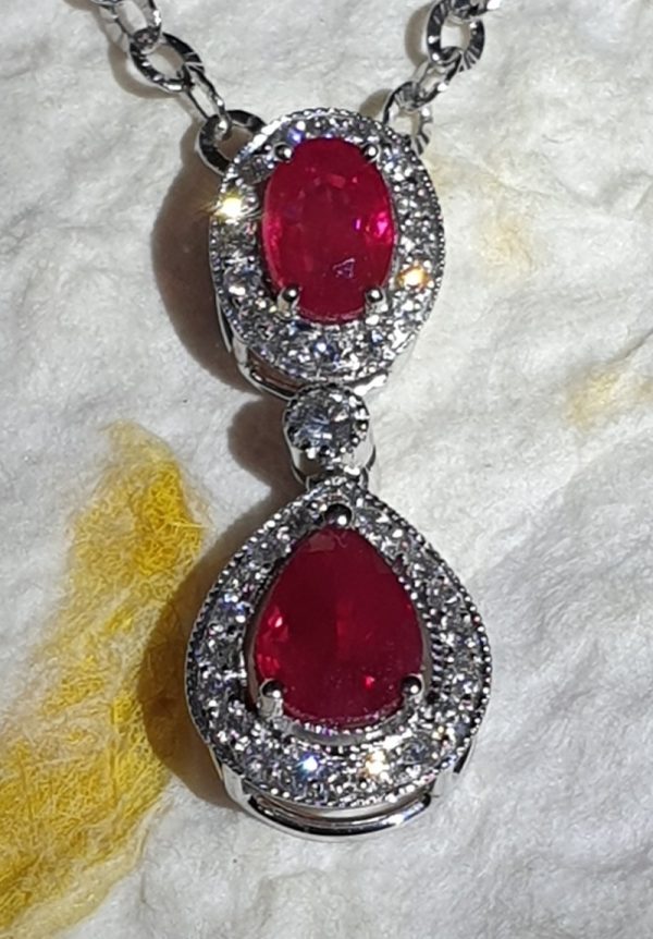 1PRD56RG-Natural Ruby Pendant